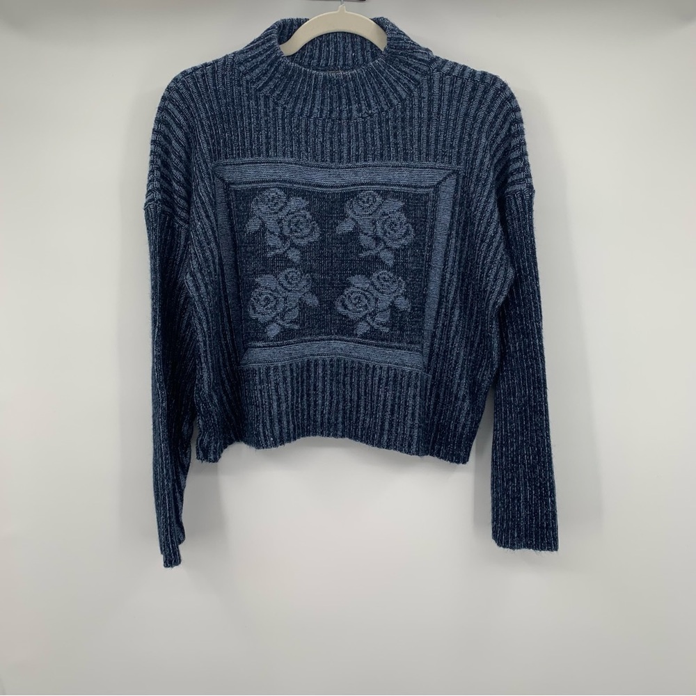 Just for Petities Mock Neck Sweater Size M